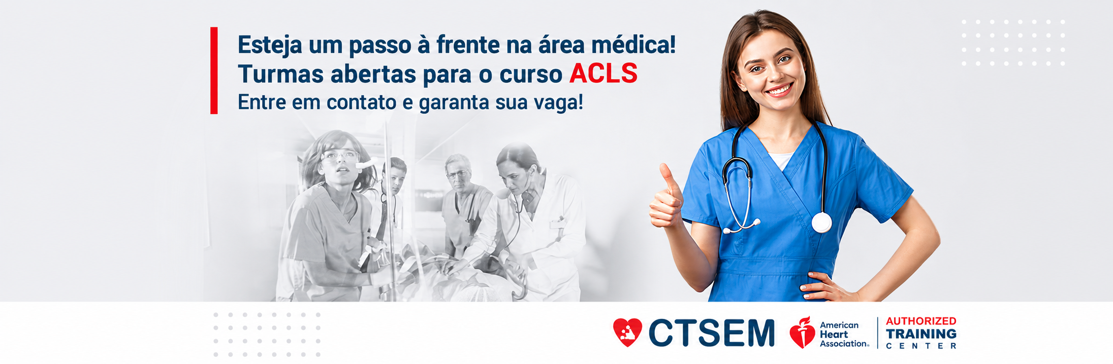 Turmas abertas para o curso ACLS